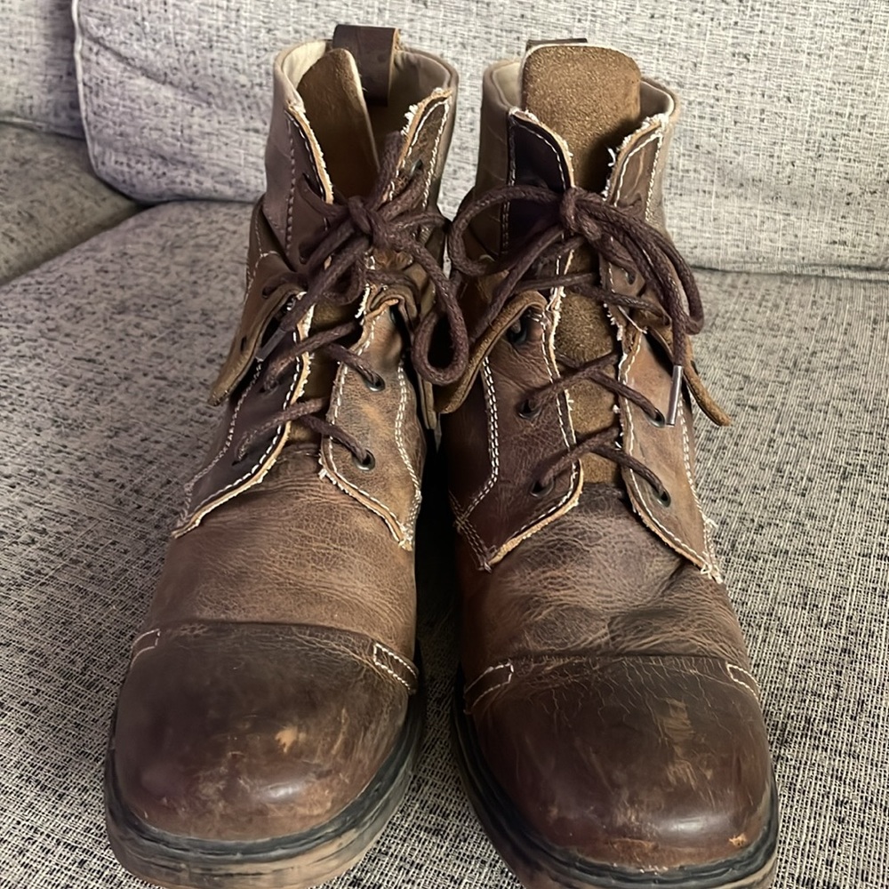 Bed Stu Men’s Chelsea  Brown Leather Boots Size 11 - Picture 8 of 13